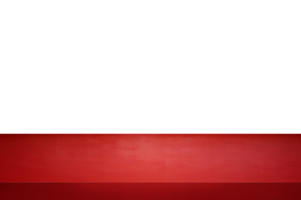 The red concrete floor is light and shiny. Used for displaying products PNG transparent