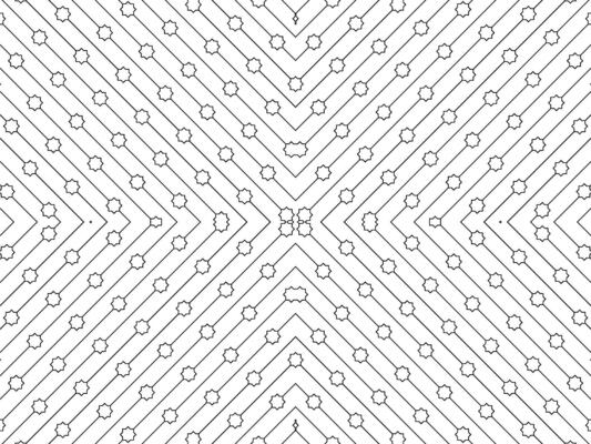 Eight Point Star Shape and Lines Motifs Pattern. can use for Decoration, Ornate, Interior, Exterior, Carpet Pattern, Textile, Tile, Wallpaper, Mosque Decoration, Background, Ect
