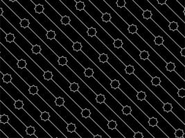 Eight Point Star Shape and Lines Motifs Pattern. can use for Decoration, Ornate, Interior, Exterior, Carpet Pattern, Textile, Tile, Wallpaper, Mosque Decoration, Background, Ect vector