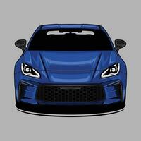 Front view car vector illustration for conceptual design