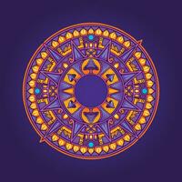 Mandala magic luxurious mushrooms ornament vector illustrations for your work logo, merchandise t-shirt, stickers and label designs, poster, greeting cards advertising business company or brands.