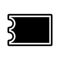 Ticket Icon Vector. Flat design style eps 10 vector