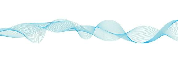 Vector abstract banner design. Fluid vector shaped background. Classic banner template pattern for social media and web sites. Blue wavy lines. Wave banner.