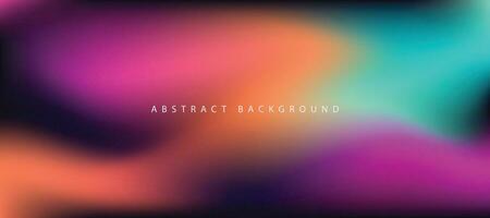 Blurred colored abstract background. Smooth transitions of iridescent colors. vector