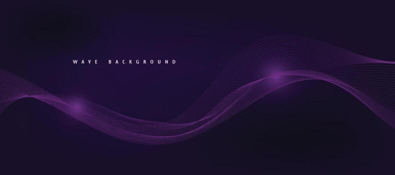 púrpura antecedentes con ola líneas. resumen vector antecedentes