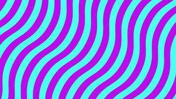 viola e blu a strisce sfondo con ondulato Linee video