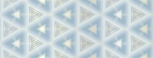 Abstract silver and light grey textured triangles pattern. Geometric ornament for design, poster, banner, packaging design, wrapping paper, wallpaper, background vector