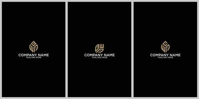 CWP letter logo creative design with vector graphic, CWP simple and modern logo. CWP luxurious alphabet design
