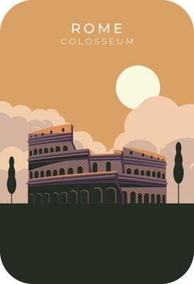 Rome Colosseum background