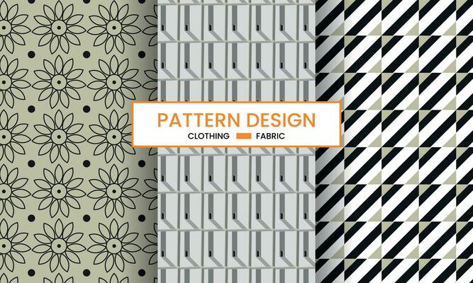 Vector seamless clothing pattern design.