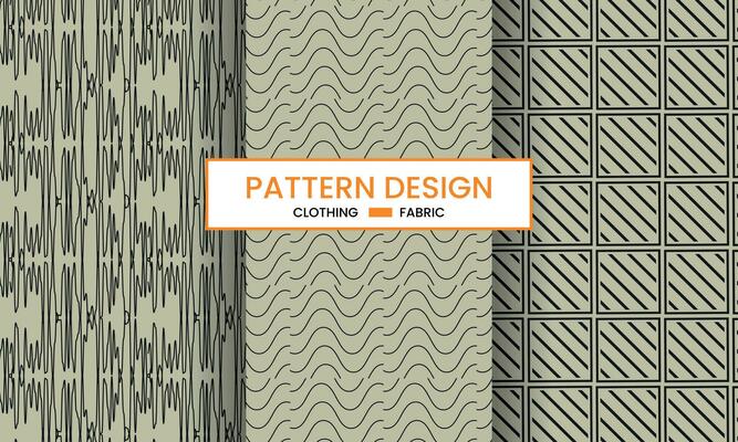 Vector seamless clothing pattern design.