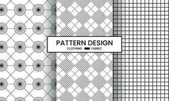 vector seamless floral pattern design fabric art, fashion contour.
