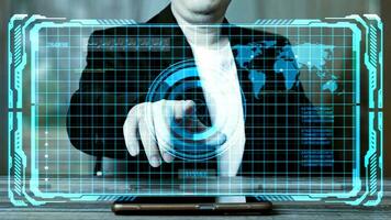 Cutting-edge tech AI, data access, 5G drives business success, growth, and innovation, attracting diverse markets and enhancing services for added value and customer satisfaction. photo