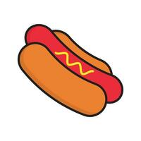 Hot dog icon vector design templates simple and modern