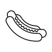 Hot dog icon vector design templates simple and modern