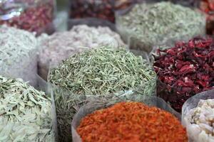 Spices on the market photo