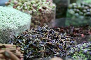 Spices on the market photo