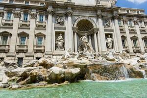 Trevi fountain in Rome, Italy photo