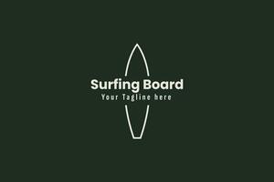 surfboard logo vector icon illustration