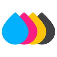 cmyk icono ilustración para web, aplicación, infografía, etc vector