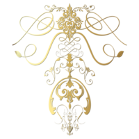 golden Luxus Element png