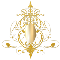 d'oro lusso elemento png
