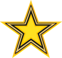 AI generated gold star icon. png