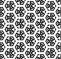 Black seamless abstract pattern. Overlay for background and backdrop. Ornamental design. PNG graphic illustration with transparent background.