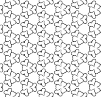 nero senza soluzione di continuità astratto modello. copertura per sfondo e sfondo. ornamentale design. png grafico illustrazione con trasparente sfondo.