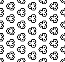 Black seamless abstract pattern. Overlay for background and backdrop. Ornamental design. PNG graphic illustration with transparent background.