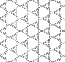 Black seamless abstract pattern. Overlay for background and backdrop. Ornamental design. PNG graphic illustration with transparent background.