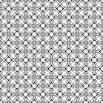 Black seamless abstract pattern. Overlay for background and backdrop. Ornamental design. PNG graphic illustration with transparent background.