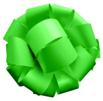 vert arc isolé sur une transparent Contexte png