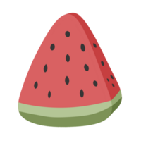 ein Scheibe von Wassermelone png