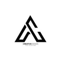 Letter Ac or Ca initial creative abstract elegant monogram logo vector