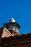 Mosaic minaret of Tbilisi mosque photo