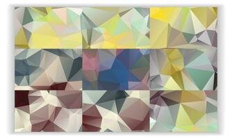 Triangular abstract background vector