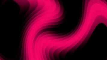 a pink and black background with wavy lines video