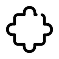 Puzzle icon vector symbol design illustration