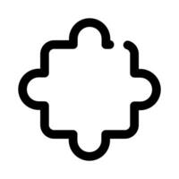 Puzzle icon vector symbol design illustration