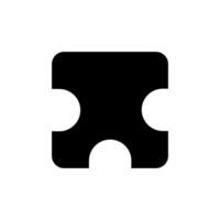 Puzzle icon vector symbol design illustration