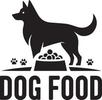 Dog Food Vector silhouette illustration 5