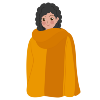 woman wearing winter clothes png