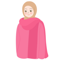 woman wearing winter clothes png