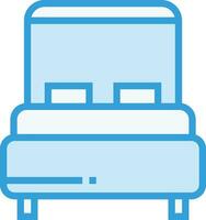 Bed Vector Icon Design Illustration