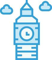 Big ben clock Vector Icon Design Illustration