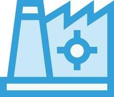 Factory Management Vector Icon Design Illustration