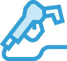 Fuel Nozzle Vector Icon Design Illustration