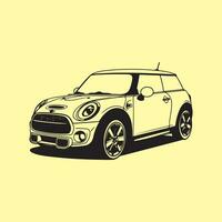 mini coche vector arte, iconos, y gráficos