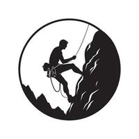 Rock Climbing Vector Image, Art and Design